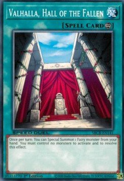 Valhalla, Hall of the Fallen (V.1 - Common) - Speed Duel: Battle City Box (Common) [SBCB - 141] - El Duelista