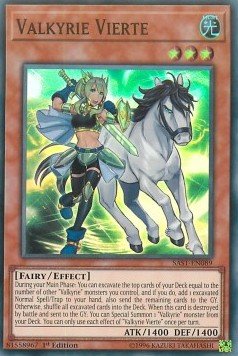 Valkyrie Vierte - Savage Strike (Super Rare) [SAST - 089] - El Duelista