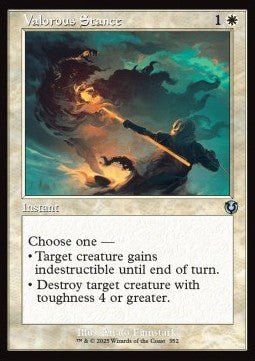 Valorous Stance⁣ - Innistrad Remastered: Extras⁣ (Uncommon)⁣ [352] - El Duelista