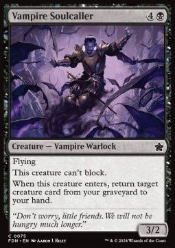Vampire Soulcaller⁣ - Magic: The Gathering Foundations⁣ (Common)⁣ [75] - El Duelista