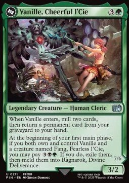Vanille, Cheerful l'Cie // Ragnarok, Divine Deliverance⁣ - Magic: The Gathering - FINAL FANTASY⁣ (Uncommon)⁣ [211] - El Duelista