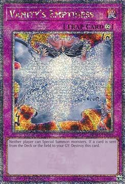 Vanity's Emptiness (V.2 - Quarter Century Secret Rare)⁣ - Quarter Century Bonanza⁣ (Quarter Century Secret Rare)⁣ [246] - El Duelista