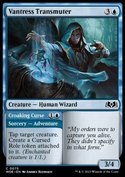 Vantress Transmuter // Croaking Curse⁣ - Wilds of Eldraine⁣ (Common)⁣ [75] - El Duelista