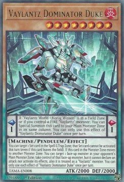 Vaylantz Dominator Duke - Tactical Masters (Rare) [TAMA - 008] - El Duelista