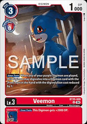 Veemon (BT20 - 009)⁣ - Special Booster Ver 2.5⁣ (Uncommon)⁣ [009] - El Duelista