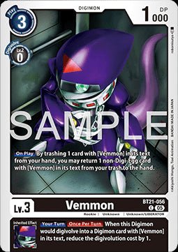 Vemmon (BT21 - 056) (V.1)⁣ - World Convergence⁣ (Common)⁣ [056] - El Duelista