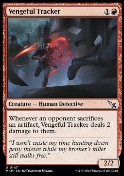 Vengeful Tracker⁣ - Murders at Karlov Manor⁣ (Uncommon)⁣ [147] - El Duelista