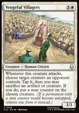 Vengeful Villagers - Magic: The Gathering | Avatar: The Last Airbender (Uncommon) [TLA - 40] - El Duelista