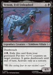Venom, Evil Unleashed - Magic: The Gathering | Marvel's Spider - Man (Common) [SPM - 71] - El Duelista