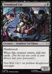 Venomized Cat - Magic: The Gathering | Marvel's Spider - Man (Common) [SPM - 72] - El Duelista