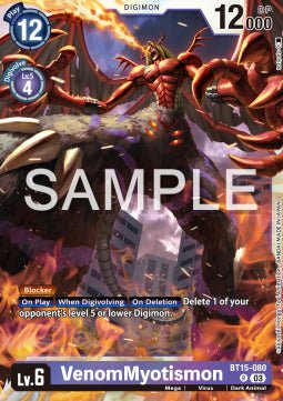VenomMyotismon (BT15 - 080)⁣ - Exceed Apocalypse⁣ (Rare)⁣ [080] - El Duelista