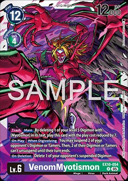 VenomMyotismon (EX10 - 054) - Sinister Order (Rare) [054] - El Duelista