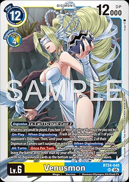 Venusmon (BT24 - 040) (V.1) - Time Stranger (Super Rare) [BT - 24 - 040] - El Duelista