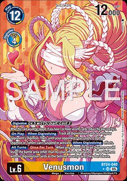 Venusmon (BT24 - 040) (V.2) - Time Stranger (Alternative Art) [BT - 24 - 040] - El Duelista