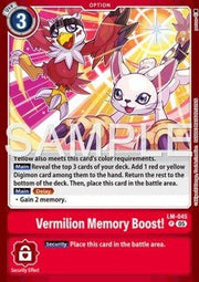 Vermilion Memory Boost! (LM - 045) - Premium Bandai Products (Promo) [PB - XX - LM - 045] - El Duelista