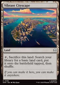 Vibrant Cityscape - Magic: The Gathering | Marvel's Spider - Man (Common) [SPM - 188] - El Duelista