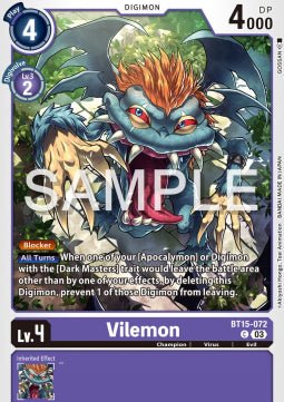 Vilemon (BT15 - 072)⁣ - Exceed Apocalypse⁣ (Common)⁣ [072] - El Duelista