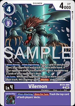 Vilemon (BT24 - 069) - Time Stranger (Common) [BT - 24 - 069] - El Duelista