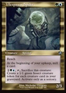 Vilespawn Spider⁣ - Innistrad Remastered: Extras⁣ (Uncommon)⁣ [436] - El Duelista