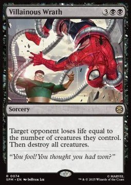 Villainous Wrath - Magic: The Gathering | Marvel's Spider - Man (Rare) [SPM - 74] - El Duelista