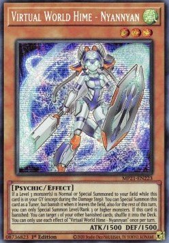 Virtual World Hime - Nyannyan - 2021 Tin of Ancient Battles (Secret Rare) [MP21 - 223] - El Duelista