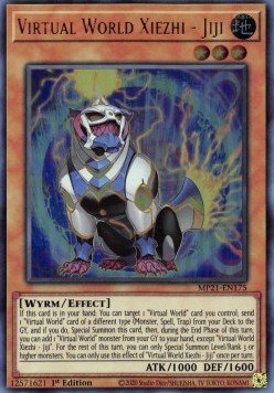 Virtual World Xiezhi - Jiji - 2021 Tin of Ancient Battles (Ultra Rare) [MP21 - 175] - El Duelista