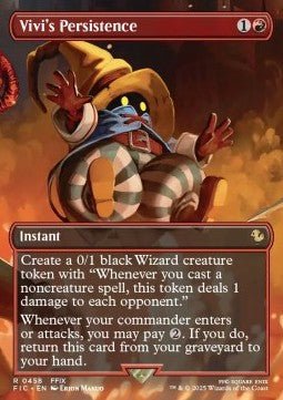 Vivi's Persistence - Magic: The Gathering - FINAL FANTASY Holiday Release (Rare) [FINH - 458] - El Duelista