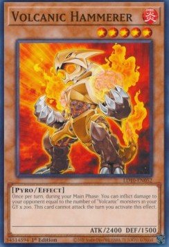 Volcanic Hammerer⁣ - Legendary Duelists: Soulburning Volcano⁣ (Common)⁣ [052] - El Duelista