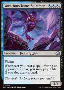 Voracious Tome - Skimmer - Lorwyn Eclipsed (Uncommon) [ECL - 250] - El Duelista