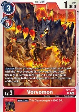 Vorvomon (EX7 - 007)⁣ - Digimon Liberator⁣ (Rare)⁣ [007] - El Duelista