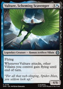 Vulture, Scheming Scavenger - Magic: The Gathering | Marvel's Spider - Man (Uncommon) [SPM - 158] - El Duelista