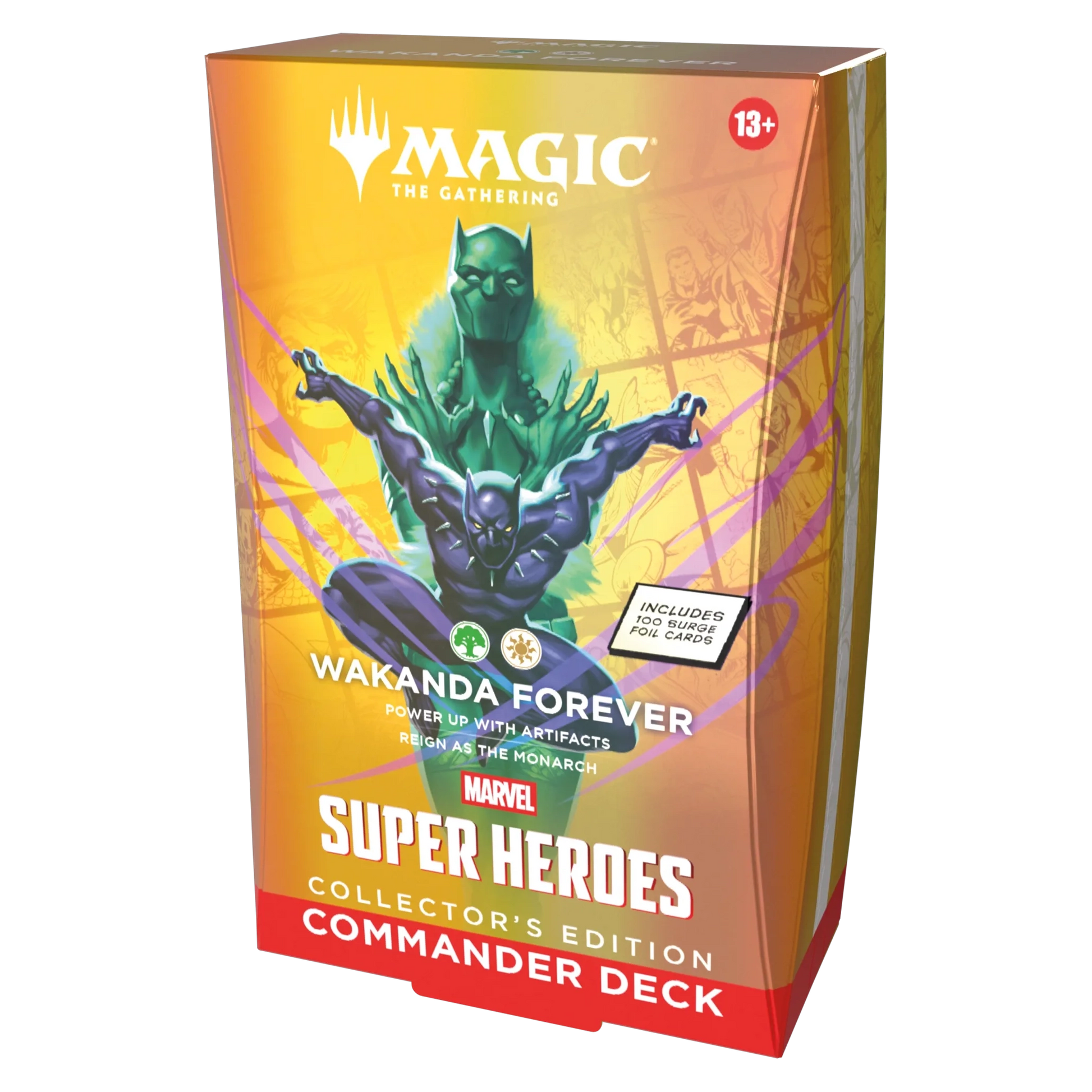Magic: The Gathering | Marvel Super Heroes: Wakanda Forever Commander Deck Collector's Edition en inglés