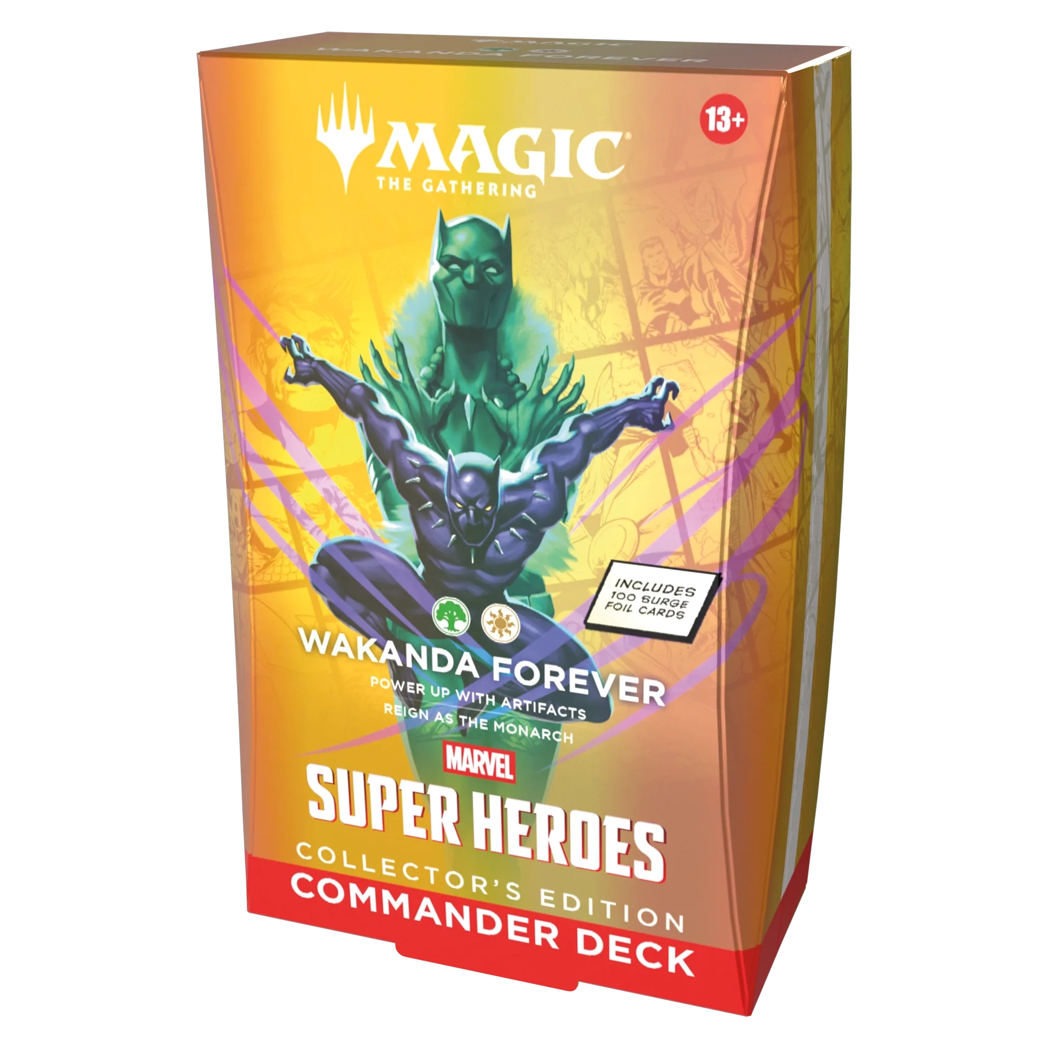 Magic: The Gathering | Marvel Super Heroes: Wakanda Forever Commander Deck Collector's Edition en inglés