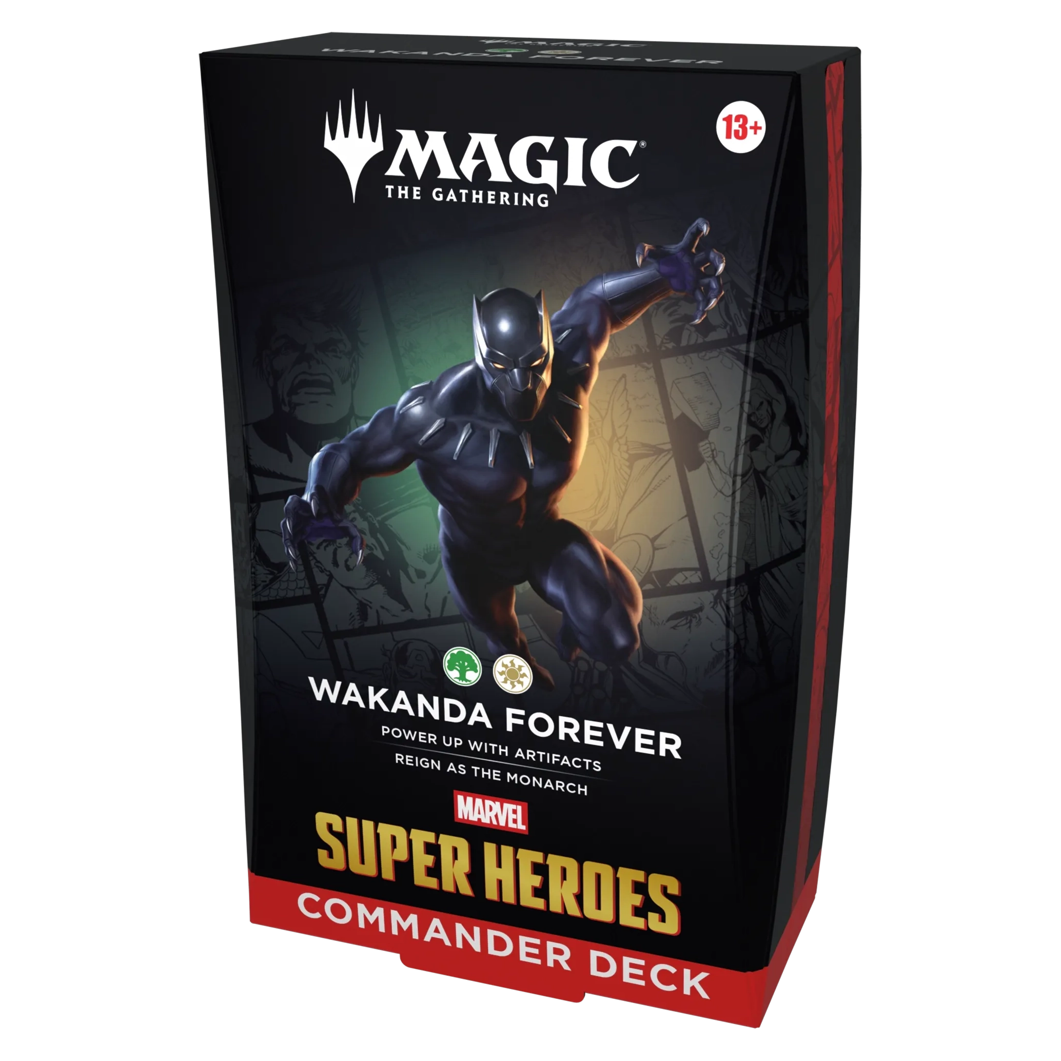 Magic: The Gathering | Marvel Super Heroes: Wakanda Forever Commander Deck en inglés