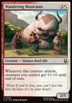 Wandering Musicians - Magic: The Gathering | Avatar: The Last Airbender (Common) [TLA - 250] - El Duelista
