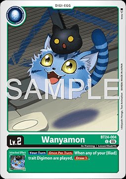 Wanyamon (BT24 - 004) - Time Stranger (Common) [BT - 24 - 004] - El Duelista
