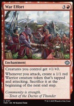 War Effort⁣ - Tarkir: Dragonstorm⁣ (Uncommon)⁣ [131] - El Duelista