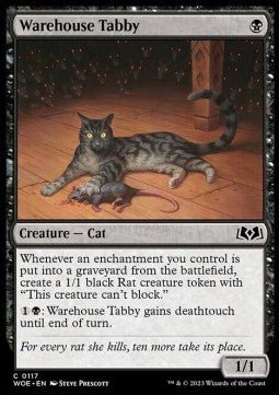 Warehouse Tabby⁣ - Wilds of Eldraine⁣ (Common)⁣ [117] - El Duelista