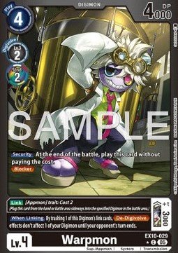 Warpmon (EX10 - 029) (V.2) - Sinister Order (Alternative Art) [029] - El Duelista