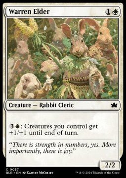 Warren Elder⁣ - Bloomburrow⁣ (Common)⁣ [37] - El Duelista