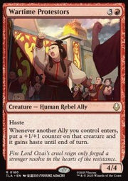 Wartime Protestors - Magic: The Gathering | Avatar: The Last Airbender (Rare) [TLA - 160] - El Duelista