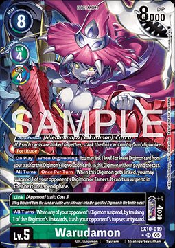 Warudamon (EX10 - 019) (V.2) - Sinister Order (Alternative Art) [019] - El Duelista
