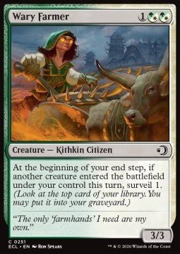 Wary Farmer - Lorwyn Eclipsed (Common) [ECL - 251] - El Duelista
