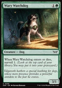 Wary Watchdog⁣ - Duskmourn: House of Horror⁣ (Common)⁣ [206] - El Duelista