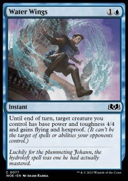Water Wings⁣ - Wilds of Eldraine⁣ (Common)⁣ [77] - El Duelista