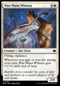 Wax - Wane Witness⁣ - Bloomburrow⁣ (Common)⁣ [39] - El Duelista