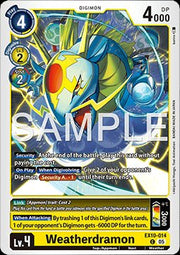 Weatherdramon (EX10 - 014) (V.1) - Sinister Order (Common) [014] - El Duelista