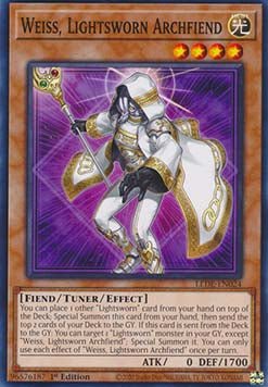 Weiss, Lightsworn Archfiend⁣ - Legacy of Destruction⁣ (Common)⁣ [024] - El Duelista