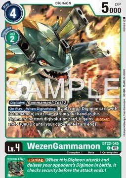 WezenGammamon (BT22 - 045)⁣ - Cyber Eden⁣ (Common)⁣ [045] - El Duelista