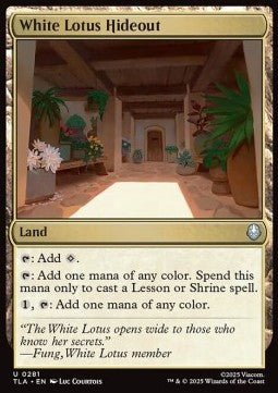 White Lotus Hideout - Magic: The Gathering | Avatar: The Last Airbender (Uncommon) [TLA - 281] - El Duelista